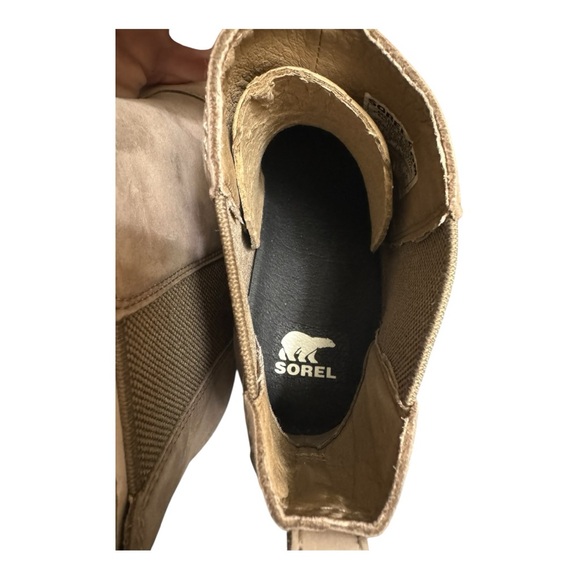 ❤️ Sorel Women's JOAN OF ARCTIC™ III Wedge Chelsea Boots Tan ❤️ NWT size 10 - Picture 6 of 9